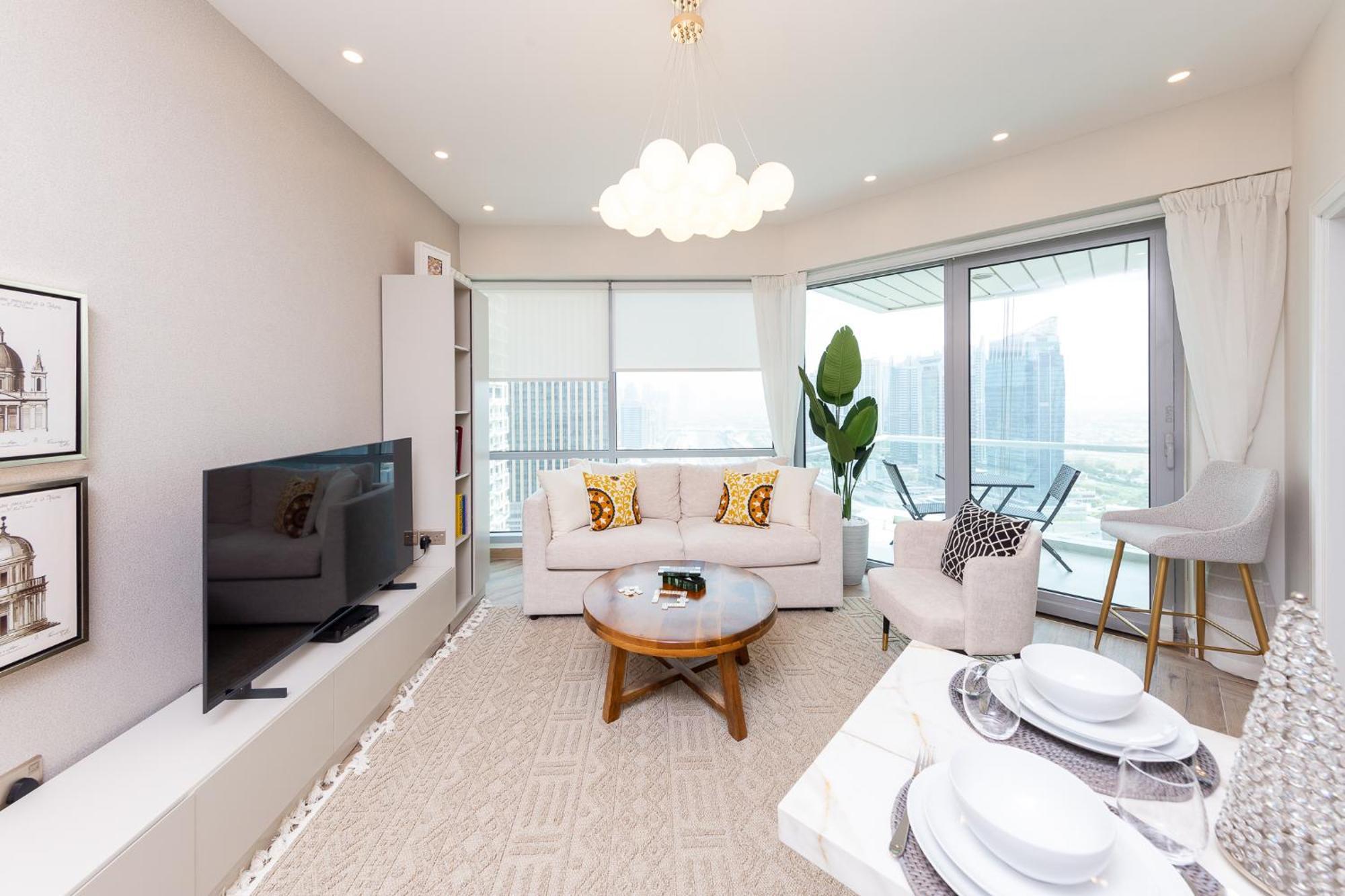 Charming Brand New 2Br Close To The Beach Дубай Екстериор снимка